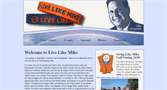 Desktop Screenshot of livelikemike.com